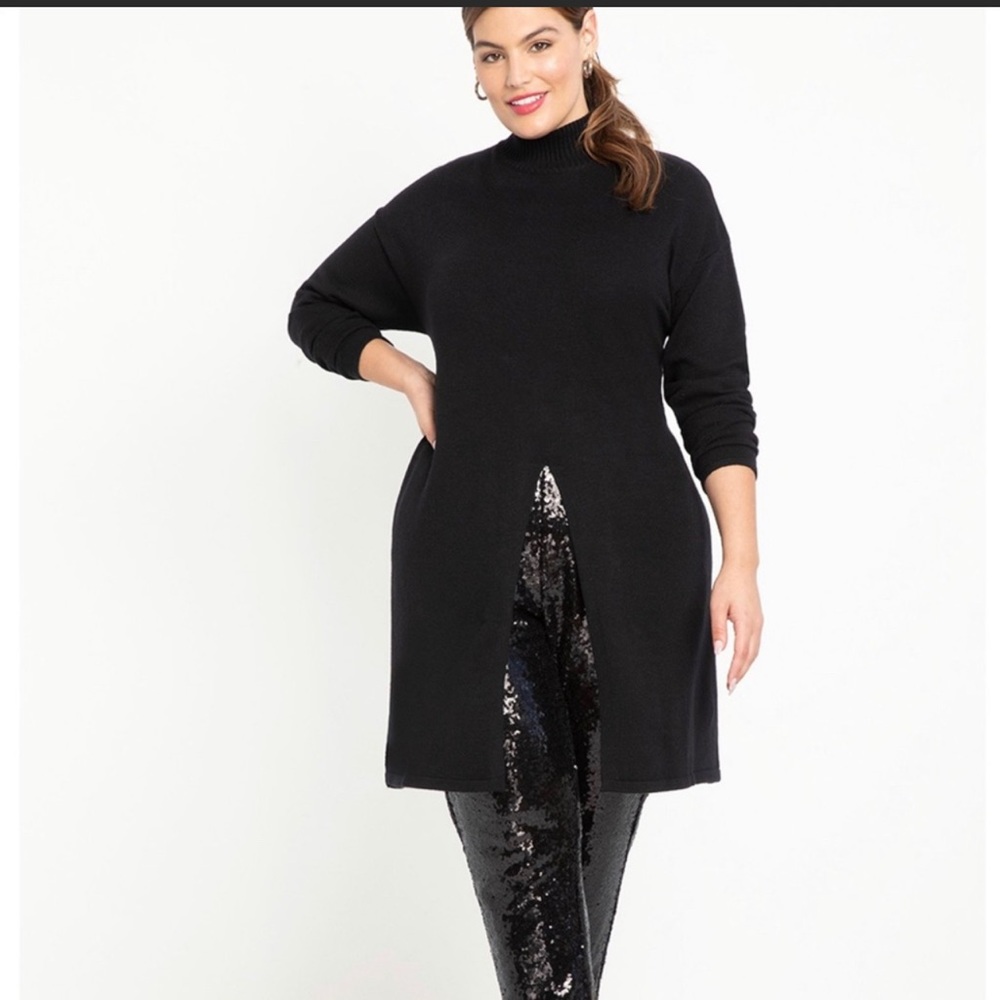 New Split Turtleneck sweater